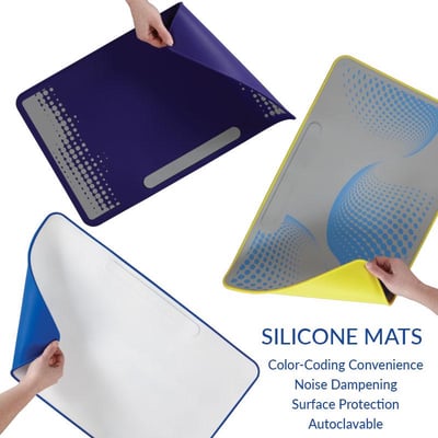 Silicone mats trio